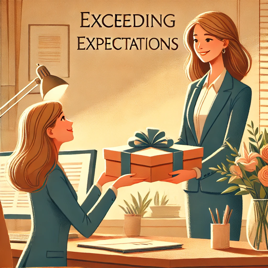 Exceed expectations